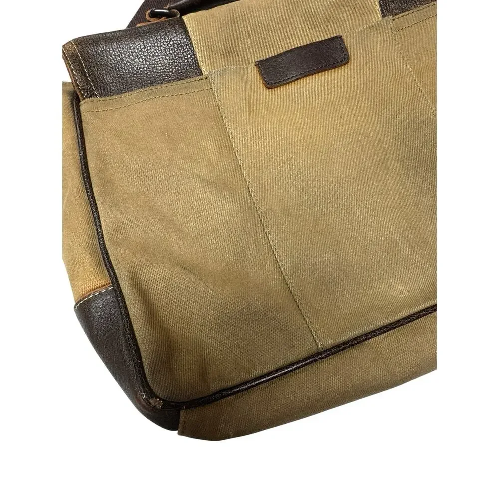 Marc New York Andrew Marc Messenger Bag Brown Laptop Briefcase 15”